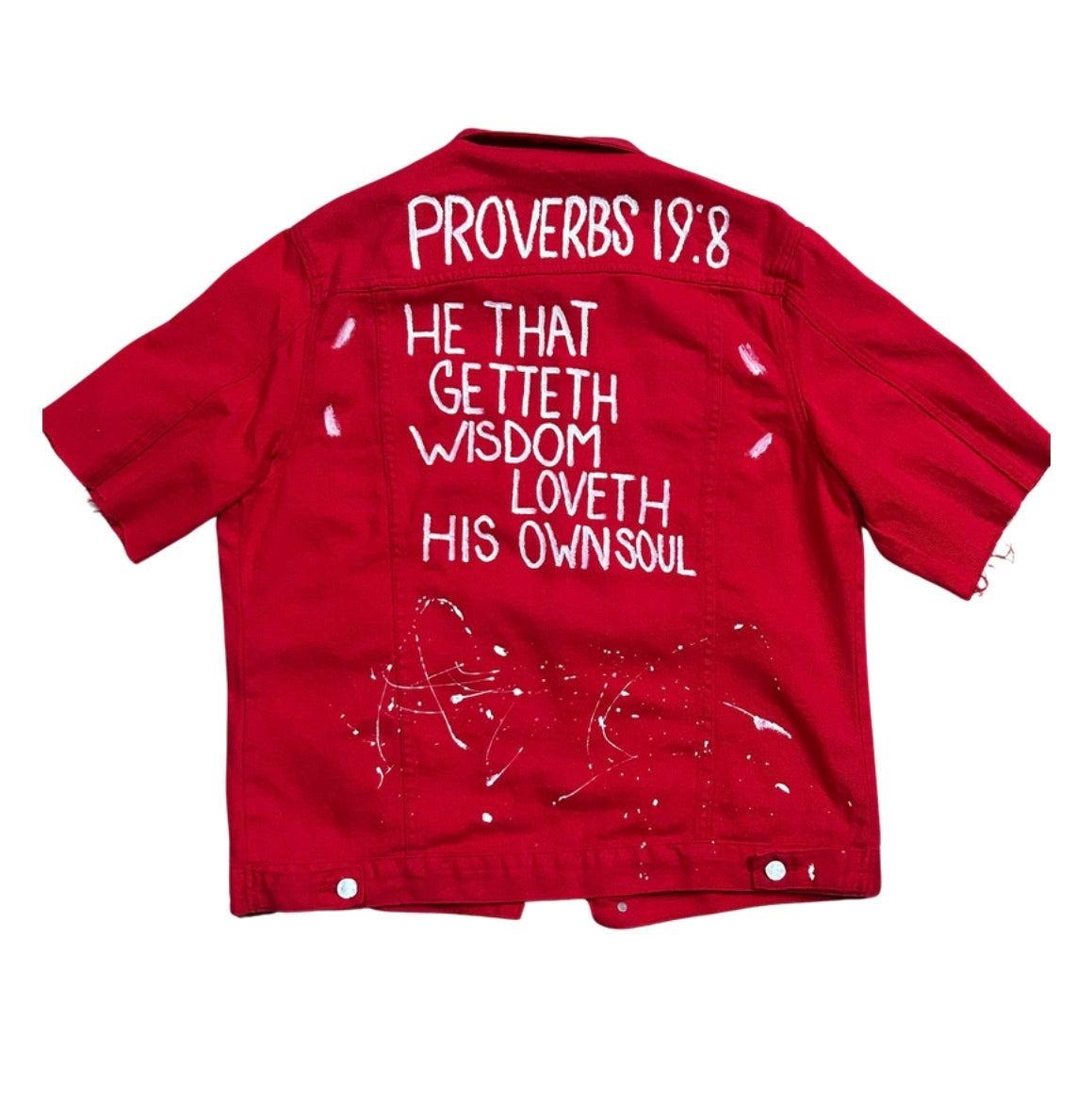 Proverbs 19:8 Jean jacket