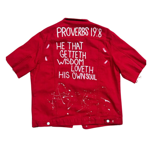 Proverbs 19:8 Jean jacket